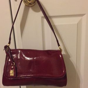 Classy red Liz Claiborne purse